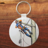 森林外科医のクリスマスカード キーホルダー (正面)