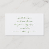 森林天使の名刺 名刺 (裏面)