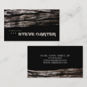 森林官の木製の森林木の自然の農家の家具 名刺 (正面/裏面)