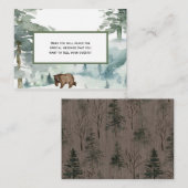 森林山くまのエンクロージャカード エンクロージャーカード (正面/裏面)