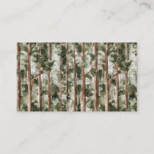 森林平和ベビー エンクロージャーカード (裏面)