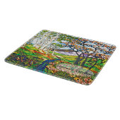 森林庭のヴィンテージのTiffanyのステンドグラス カッティングボード (角)