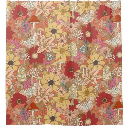 森林庭園 シャワーカーテン (正面)