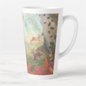 森林日光の中のローディアカプリオラス カフェラテマグ (右)