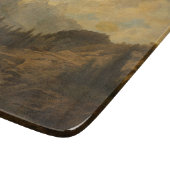 森林景観シーン（Josef Kriehuber著） カッティングボード (角)