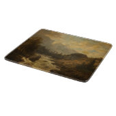 森林景観シーン（Josef Kriehuber著） カッティングボード (角)