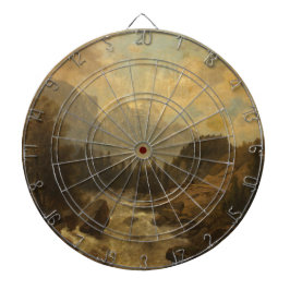 森林景観シーン（Josef Kriehuber著） ダーツボード