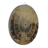 森林景観シーン(Josef Kriehuber著) ダーツボード (正面左)