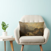 森林景観シーン（Josef Kriehuber著） ランバークッション (椅子)