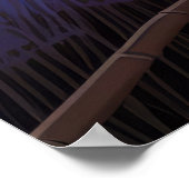 森林景観バンブーランドスケープ自然 ポスター (角)