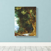 森林景観 キャンバスプリント (インサイチュ (ウッドフロア))