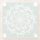 森林曼荼羅 ガラスコースター (裏面)