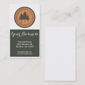 森林木のカスタマイズ可能な名刺 名刺 (正面/裏面)