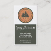 森林木のカスタマイズ可能な名刺 名刺 (正面)