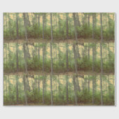 森林木包み紙 ラッピングペーパー (フラット)