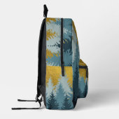 森林木黄金風景 プリントバックパック (左)