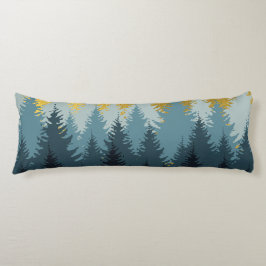 森林木黄金風景 ボディピロー