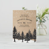 森林松冬の雪日を除く 招待状 (スタンド正面)