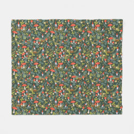 森林格言 フリースブランケット