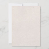 森林森林動物のベビーシャワーの招待状 招待状 (裏面)