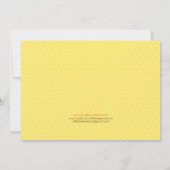 森林森林友人のベビーシャワー招待状 招待状 (裏面)