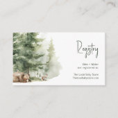 森林森林森林動物ベビー簿 エンクロージャーカード (正面)