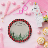 森林森林樵のパーティーの紙皿 ペーパープレート (パーティー)