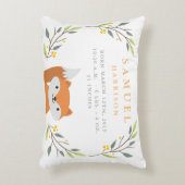 森林森林誕生Stats -キツネの子供部屋の枕 アクセントクッション (正面(垂直))