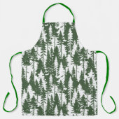 森林模様 エプロン (正面)