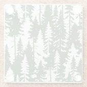 森林模様 ガラスコースター (裏面)