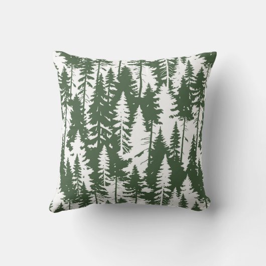 森林模様 クッション (裏面)