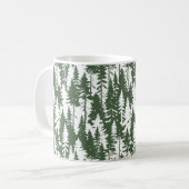 森林模様 コーヒーマグカップ (正面左)
