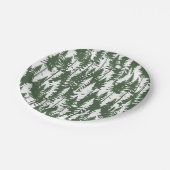 森林模様 ペーパープレート (アングル)