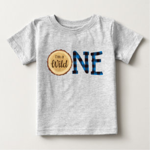 森林樵の野生の1枚のワイシャツ ベビーTシャツ
