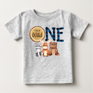 森林樵の野生の1枚のワイシャツ ベビーTシャツ