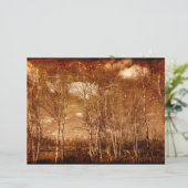 森林樹のヴィンテージグランジ素朴テクスチャ雲 (スタンド正面)