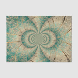 森林樹木緑茶の冬の森 薄葉紙