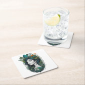 森林歌 スクエアペーパーコースター (インサイチュ)