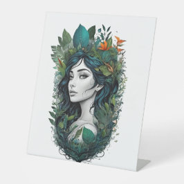 森林歌 台座サイン