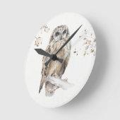 森林歩行VIII ラウンド壁時計 (傾斜)