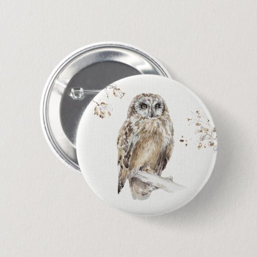 森林歩行VIII 缶バッジ (正面&裏面)