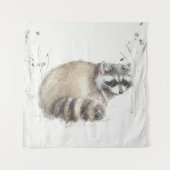 森林歩行X タペストリー (正面(横))