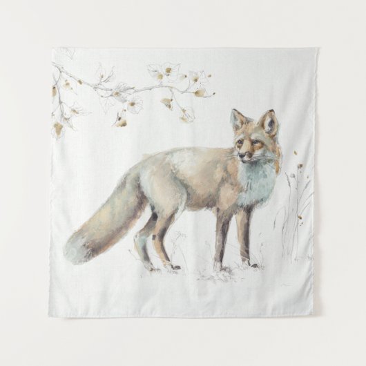 森林歩行XI タペストリー (正面(横))