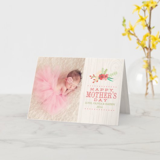 森林母の日カード カード (黄色い花)