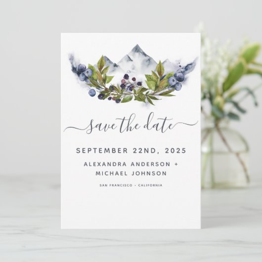 森林水の日素朴付の色を保存すモダンる セーブザデート (スタンド正面)