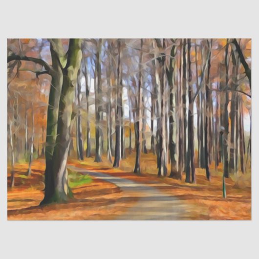 森林水の色の分離 薄葉紙 (正面)