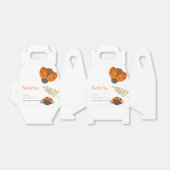 森林水の色の小さなLadybug赤ちゃんシャワー フェイバーボックス (折り畳みなし)