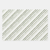 森林水色テーマ型 ラッピングペーパーシート (正面2)