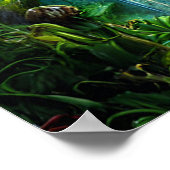 森林浴#17 (ポートレート) ポスター (角)