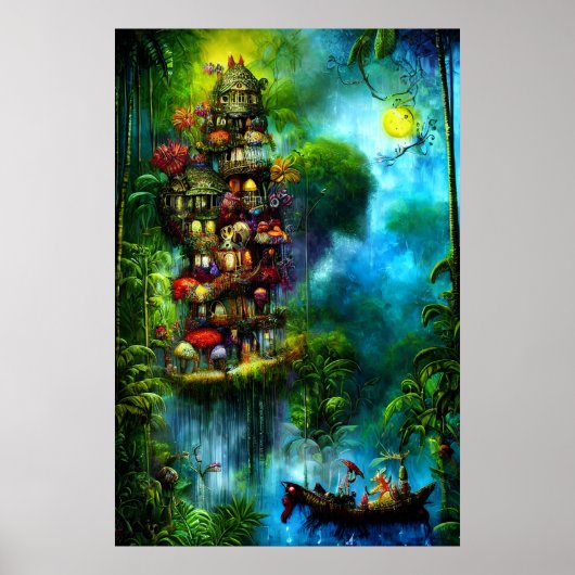 森林浴#17 (ポートレート) ポスター (正面)